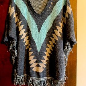 Sweater poncho